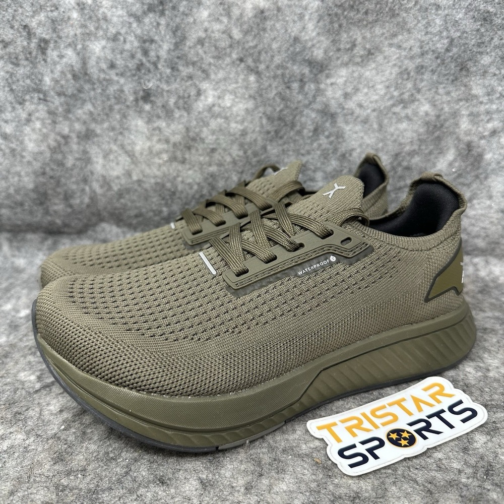 Flux Adapt Runner Running Shoes Womens Size 6.5 Green Waterproof Comfort Sneaker
